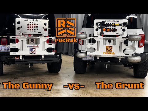 rucRak Grunt - VS - rucRak Gunny
