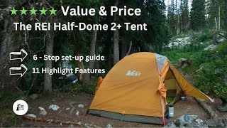 REI Half Dome 2+ Tent: Set-up guide and feature highlights #2persontent #rei