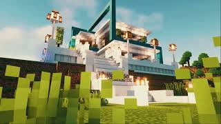 Minecraft buidling : xây nhà kính hiện đại siêu đẹp