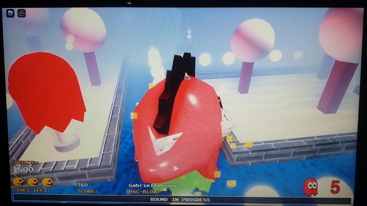 jogando pacman no roblox com o gabriel - YouTube