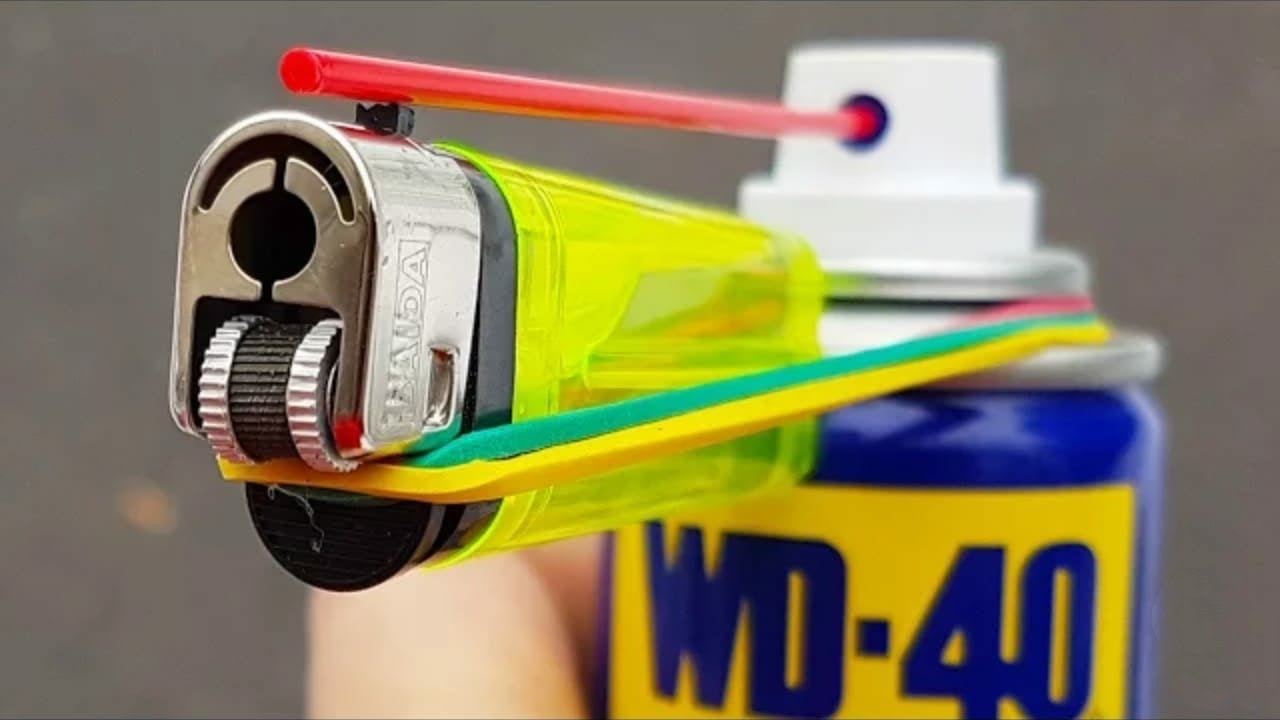 Snow spray vs lighter | Fire train | Top awesome experiment - Must watch