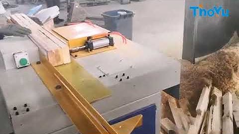 Automatic pallet stringer notching machine (single slot)