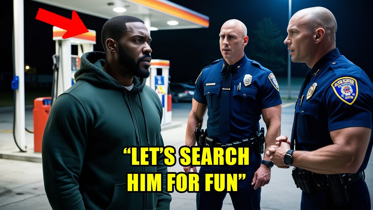 White Cops Search Black Man at Gas Station as a Joke, Unaware He's ...