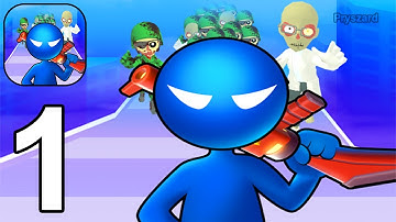 Zombie Attack: Stickman War - Gameplay Walkthrough Part 1 Level 1-10 Stick War Army Commander