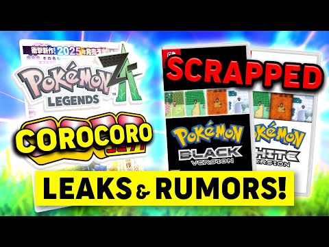 They SCRAPPED THIS?! Pokemon News, Leak and Rumor Update for Legends ZA!