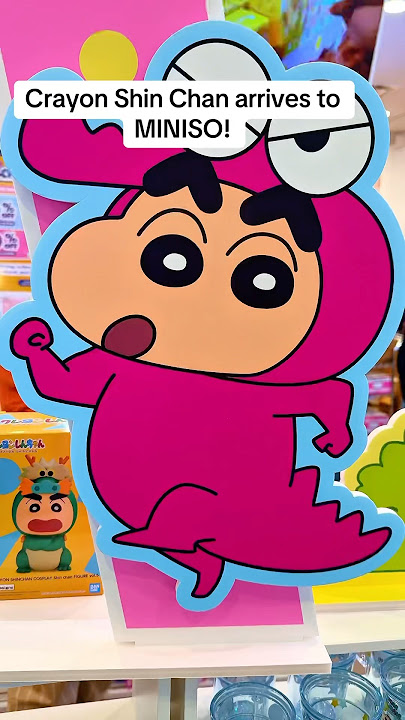 Crayon Shin Chan arrives at #miniso | #anime #crayonshinchan #buttdance