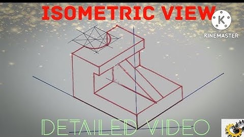 How to draw isometric view Problem No. 4  #isometric #engineering