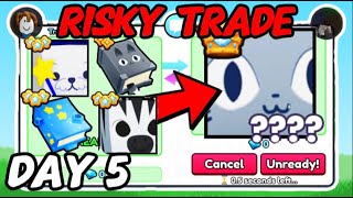 ❗RISKY TRADES❗( Dog to Titanic ) Day 5