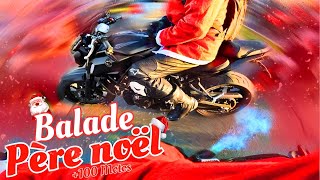 +100 Motos !🔥Une Balade De Père Noël Pas Comme Les Autres ! 🧑‍🎄☃️🎁