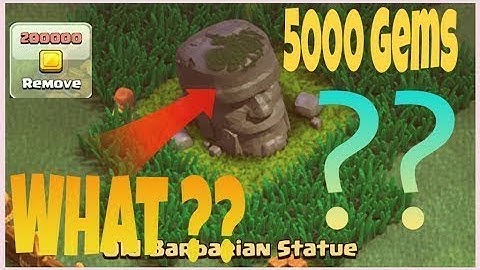 “Removing All Obstacles To Get Max Gems” CLASH OF CLANS !! (50+)