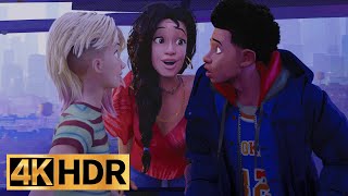 Gwen Meets Miles Parents | Spider-Man: Across the Spider-Verse FULL 4K HDR [BEST QUALITY]