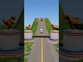 beamNG Drive crashes | log trap vs car part 253 #beamngdrive #beamng #youtubeshorts #shorts