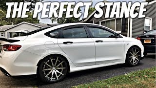 2015 Chrysler 200S AWD on Eibach Pro Kit Springs!