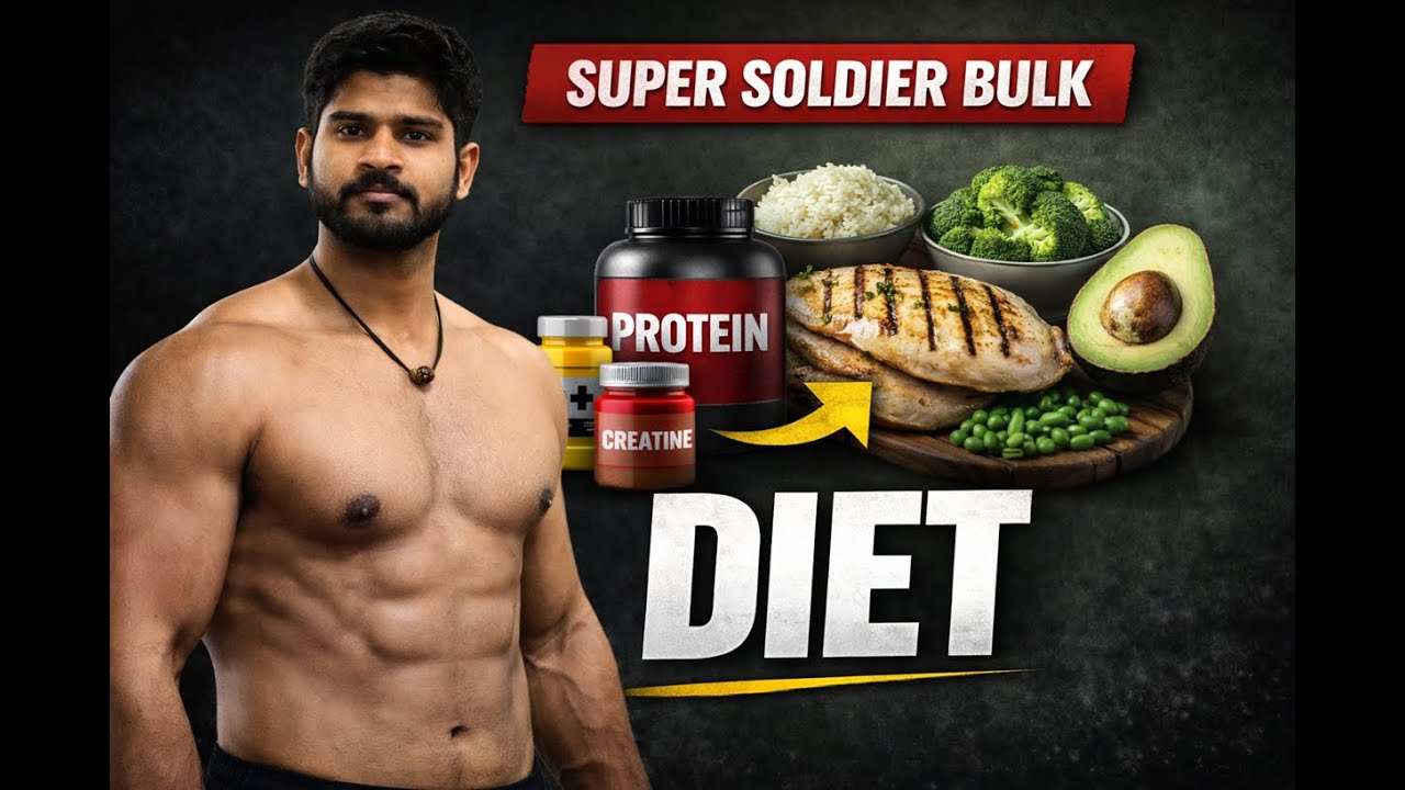 DO NOT MISS THIS WEIGHT GAIN DIET | SUPER SOLDIER BULK | Best muscle building program on YouTube |
