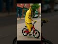 A Banana Riding a Bike 🍌🚲😂 #FunnyShorts#BananaFunny#LOL#Viral