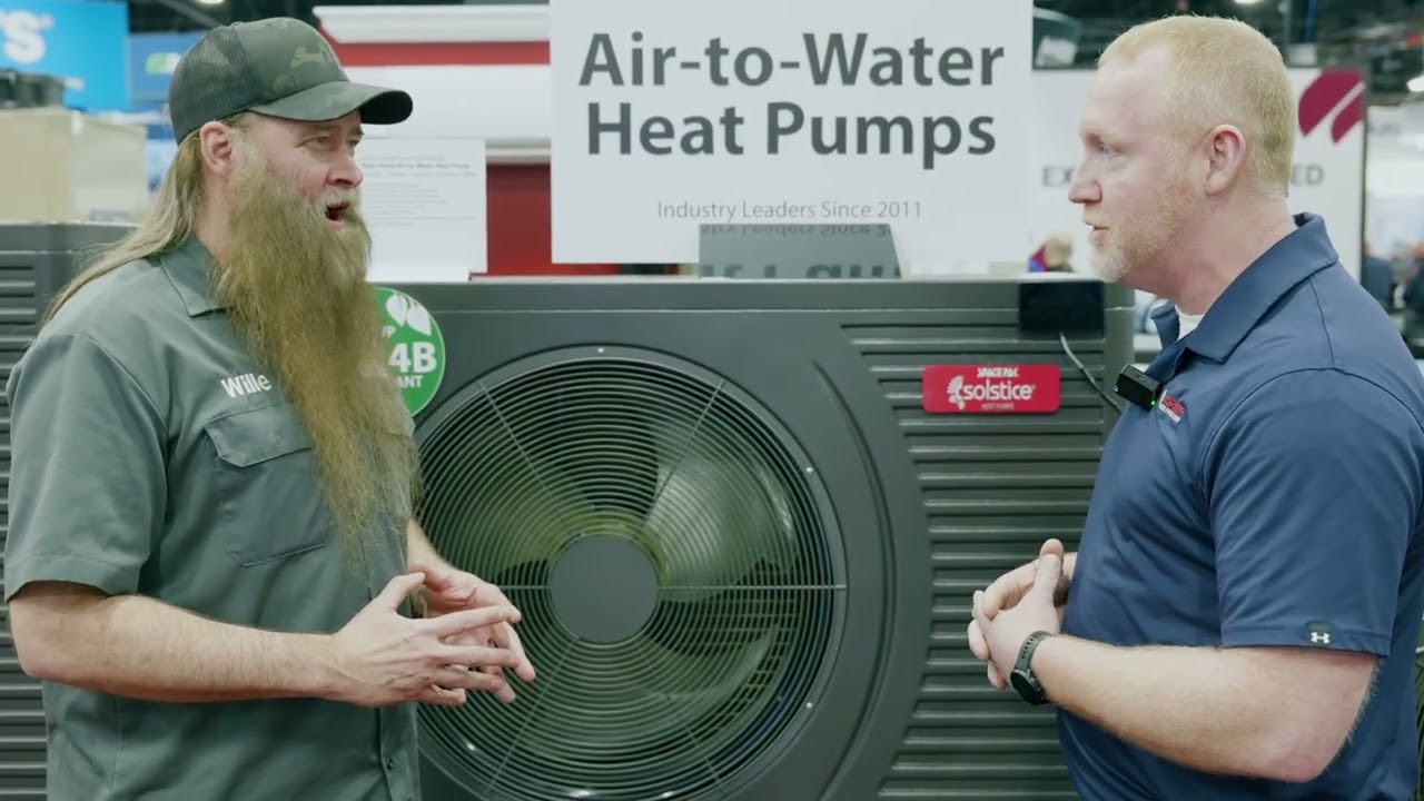 Discussing the Unreleased R454B Air-to-Water Heat Pump at AHR Expo
