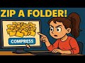 How to zip a folder