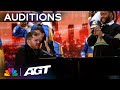 Nervous singer SHOCKS the crowd with one-of-a-kind audition | Auditions | AGT 2023