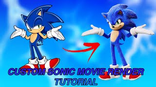 How to make a CUSTOM Sonic Movie Render! 🦔  screenshot 5