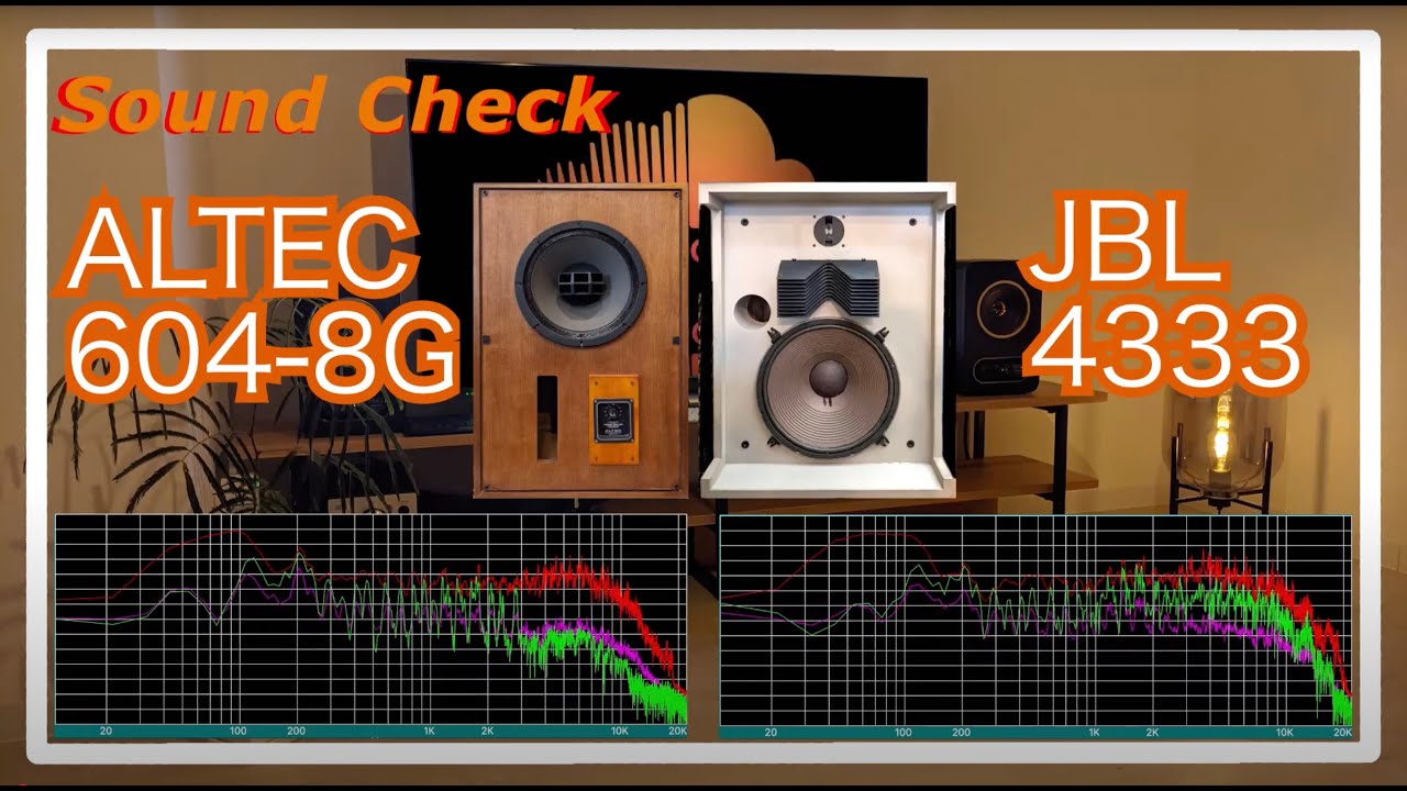 ALTEC 604-8G vs JBL 4333 [speaker Sound Comparison スピーカー音