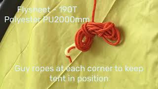 Prototype Andes 78 Tent