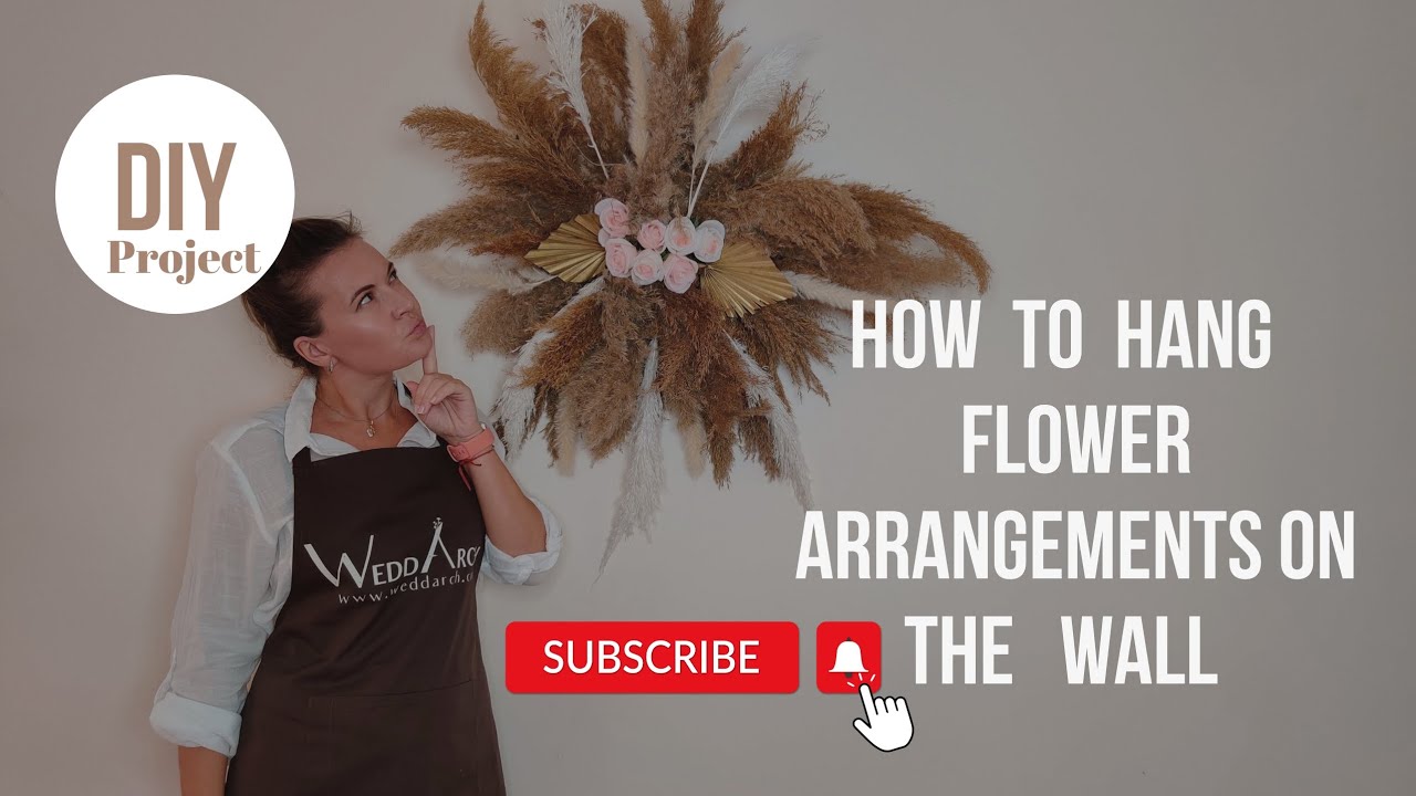 How To Hang Dry Flowers Arrangement On The Wall Q A YouTube How To Hang Dry Flowers Arrangement On The Wall Q A YouTube