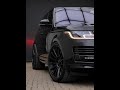 2025 Range Rover, Black, SV flagship