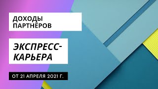 Доходы наших партнёров ЭК от 21 апреля 2021 г.