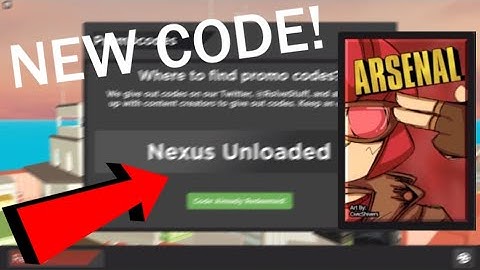 NEW LIMITED TIME NEXUS CODE IN ARSENAL (Roblox)