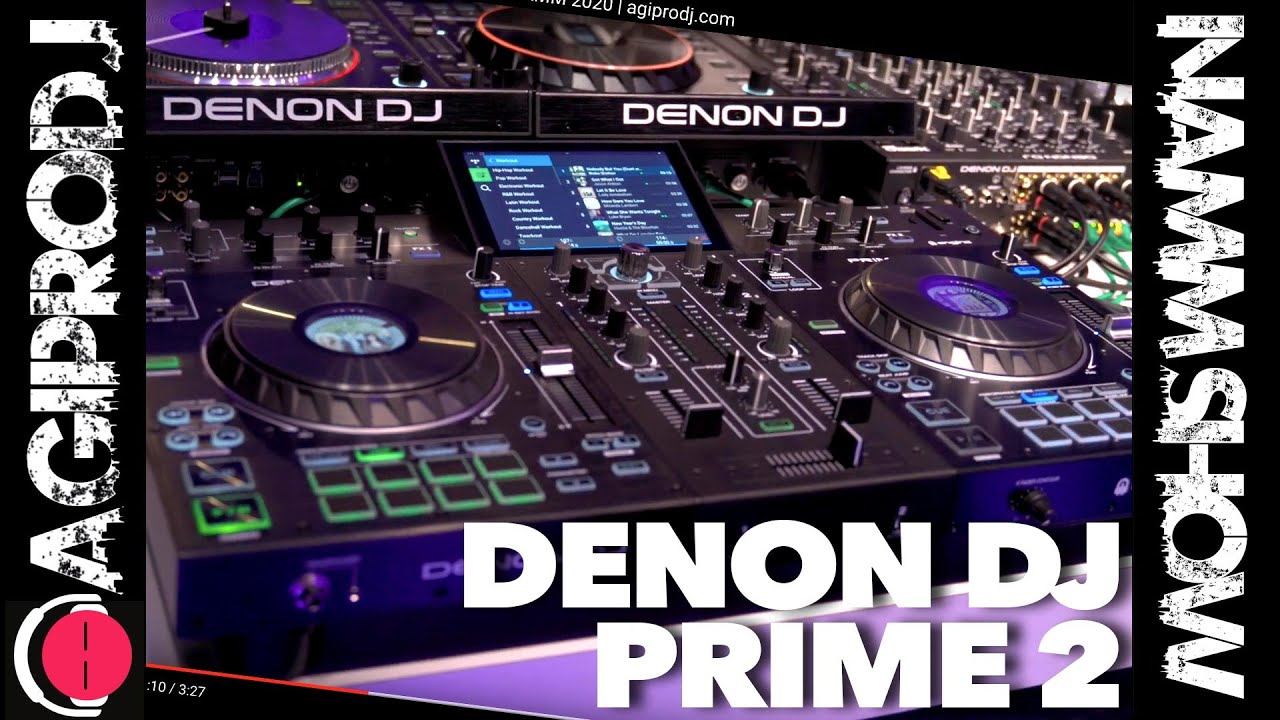 DENON DJ PRIME 2 Engine Prime Controller First Look - NAMM 2020 ...