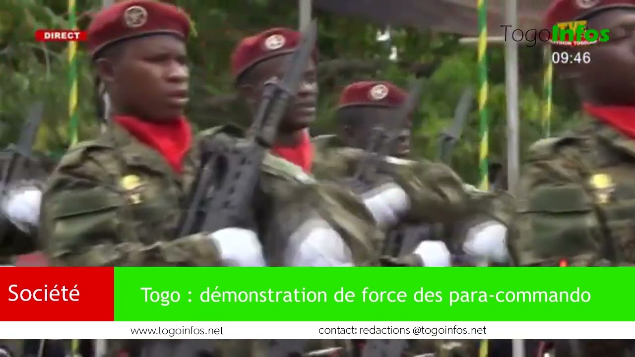 Togo: démonstration de force des para commando