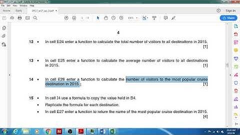 0417 IGCSE ICT OCTOBER_NOVEMBER 2017 PAPER 3 - SPREADSHEET