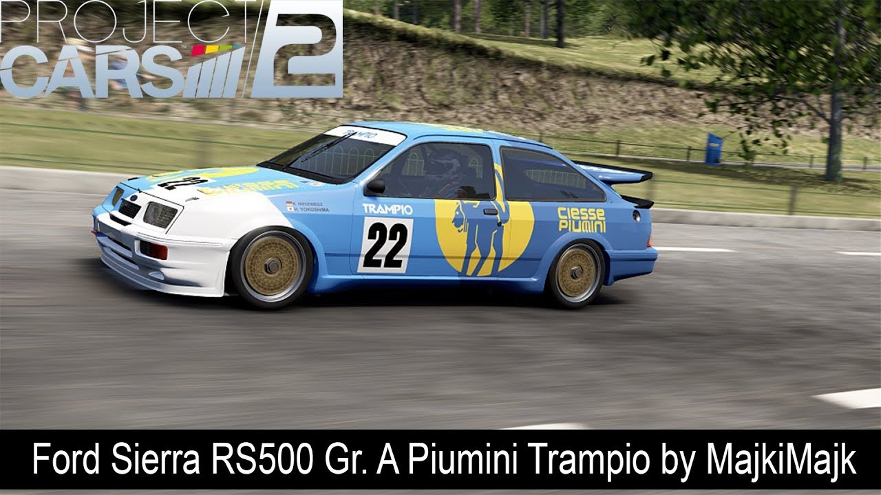 Project CARS 2 - Ford Sierra RS500 Gr. A Piumini Trampio - YouTube