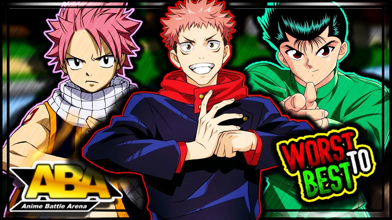Ranking ALL SMALL ROSTER Characters WORST to BEST in ABA!!! (JJK / YuYu / Fairy Tail / Toaru)