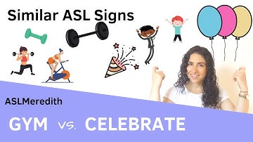 Quick Fix: How to sign GYM and CELEBRATE in American Sign Language
