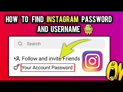 How to Find Instagram Password And Username 2022?How To See Your Instagram Password