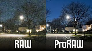 First Hands on with ProRAW and Night Mode on the iPhone 12 Pro