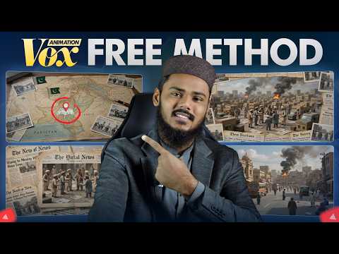 How To Create VOX STYLE Animation 100% FREE (NO PAID TOOLS) | F Guide