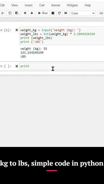 Very simple python code - YouTube