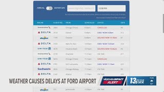 Weather causes delays at GRR