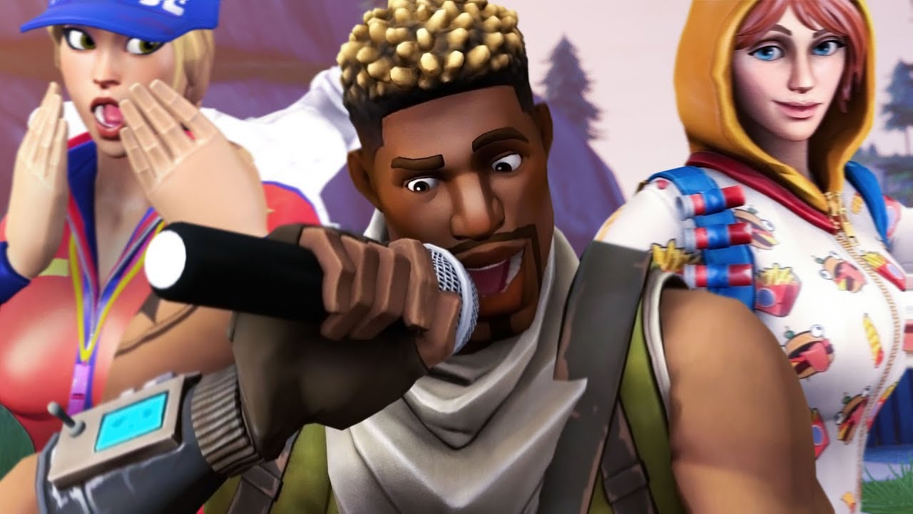 dude drops INSANE Freestyle Rap in a fortnite game
