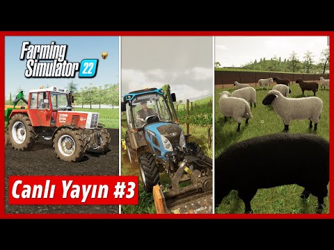 Çıkıştan önce Farming Simulator 22 Oynuyoruz! - Üçüncü canlı yayın akşamı #3