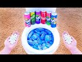 Fanta Grape, Fanta Lychee, Fanta Shokata, Fanta Dragonata, Coca Cola & Sprite vs Mentos in Toilet