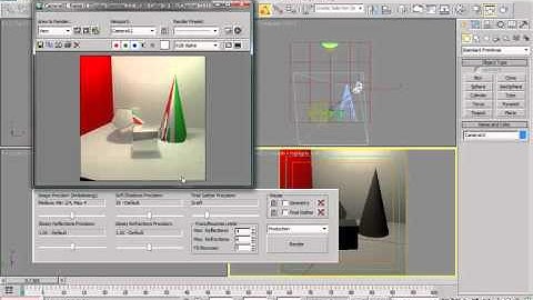 3ds Max  Understanding raytracing - Lynda Lighting & Rendaring tutorial,
