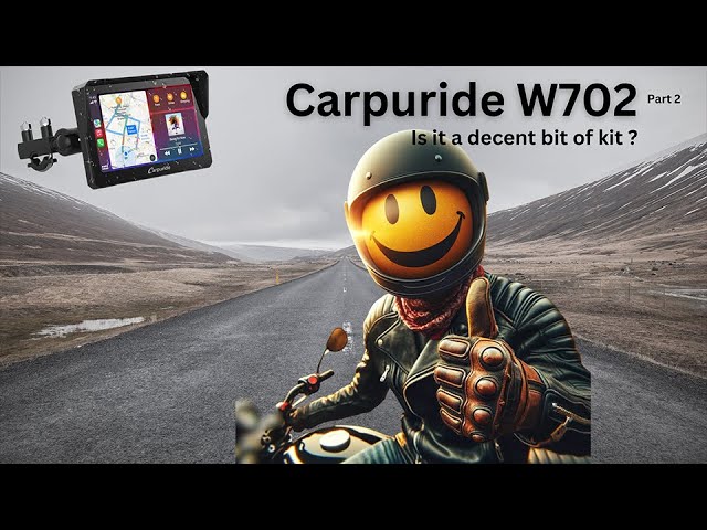Carpuride W702 MOTORCYCLE Waterproof Navigator REVIEW 