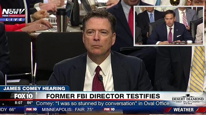 "TONS OF LEAKS" Marco Rubio Describes BIAS To James Comey Over Leaking (FNN)