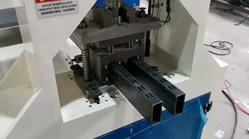 Rack Shelves Tube CNC Hydraulic Punching Machine Warehousing Storage Shelf Pipe Automatic Punching