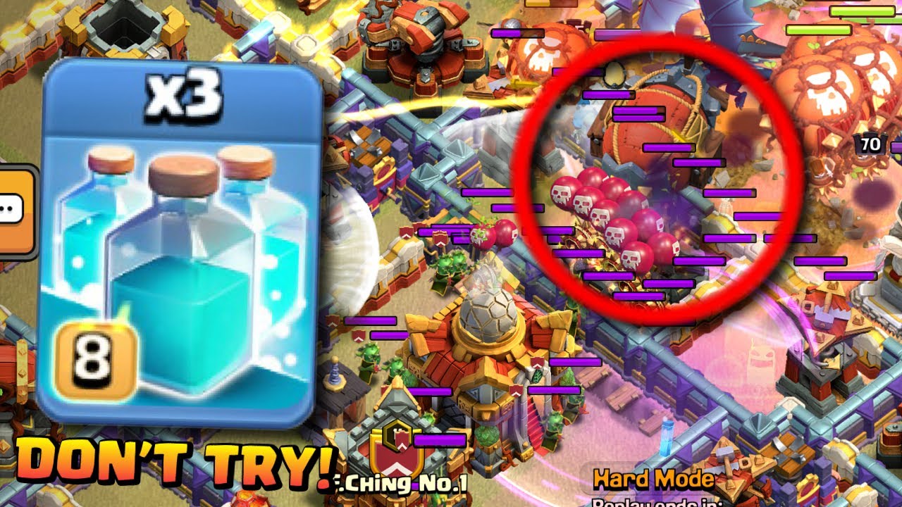 What happens when you use ALL clone spells vs ALL traps? (Clash of Clans)
