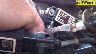 VW Golf 7 exhaust pressure sensor replacement p0470, p0471