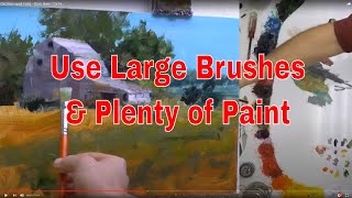 What Makes LARGE BRUSHES the Secret to Stunning Paintings